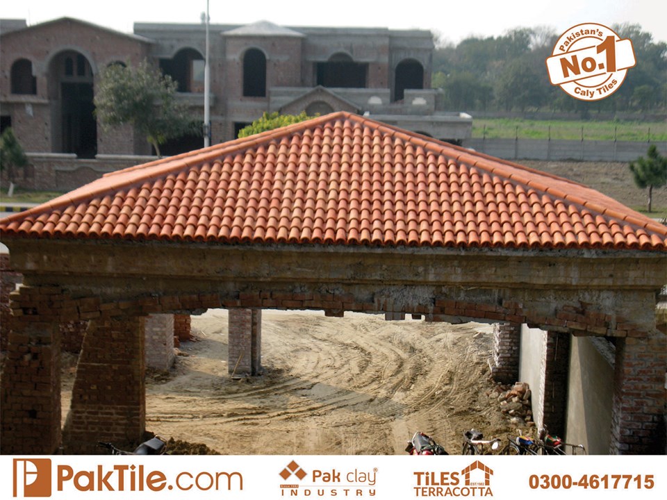 2 Pak Clay Industry Clay Roof Tiles in Pakistan Images.