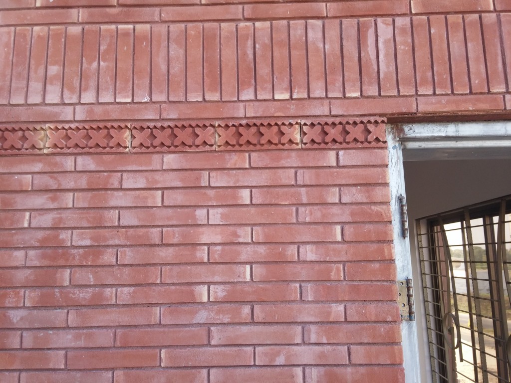 Special red gutka face bricks house tiles faisalabad photos in pakistan