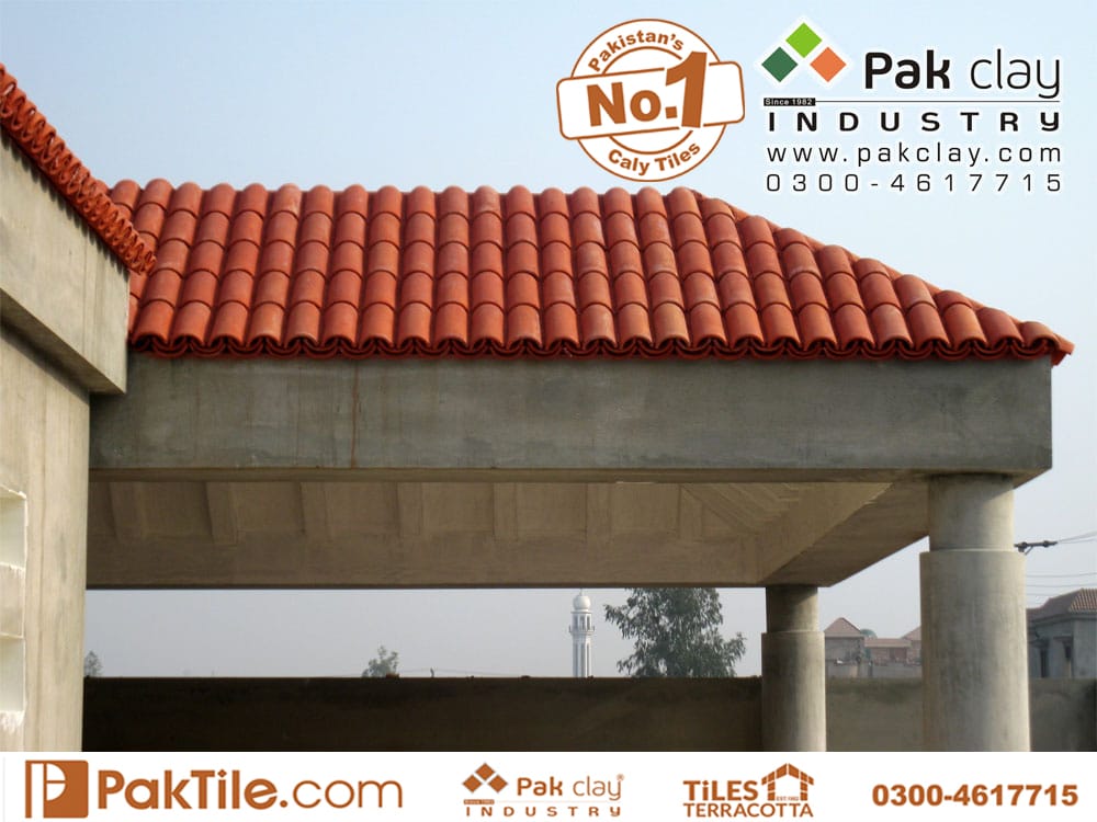 red khaprail tiles