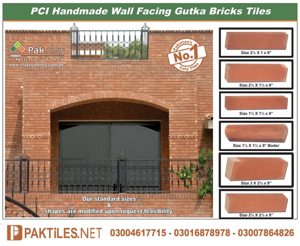 Red Gutka Tile Size Fair Face Bricks